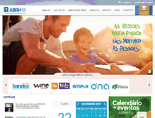 Tablet Screenshot of abrhes.com.br